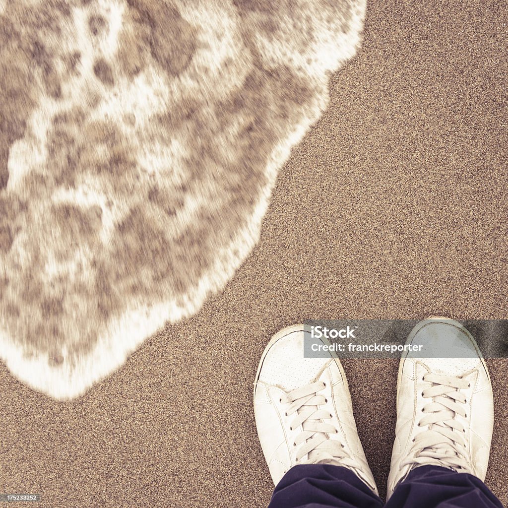 Piedi nell'acqua In inverno - Foto stock royalty-free di Acqua