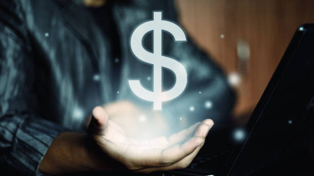 istock Technology of making money online 1752335706