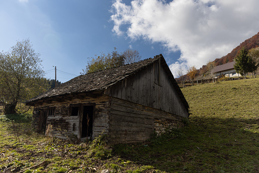 A very old abandoned house found in Sirnea, Romania.