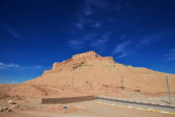 The ancient fortress in Sahara desert, Algeria