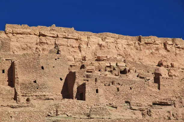 The ancient fortress in Sahara desert, Algeria