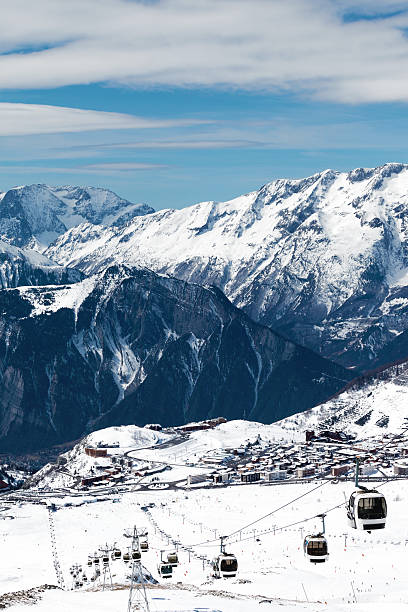 istock France ski resort Alpe d'Huez 175233688