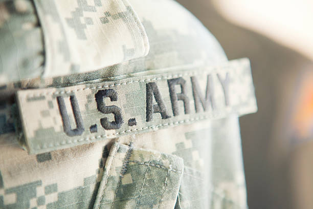 US Army Badge stock photo