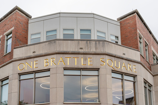 One Brattle Square building in Boston, Massachusetts, USA
