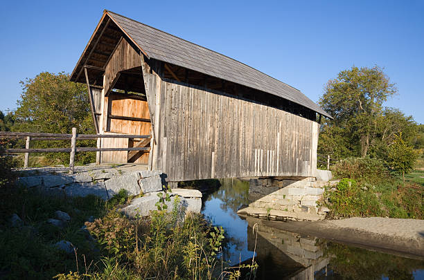 istock Covered bridge at Marshfield Vermont, USA 175235991