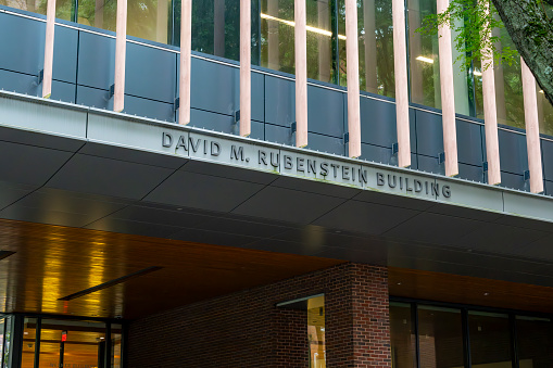 David M Rubenstein Harvard University building in Boston, Massachusetts, USA.