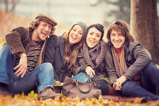 istock Friends having fun at the park 175236150