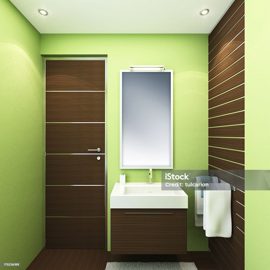 Роскошный небольшой ванной комнате - Стоковые фото Абстрактный роялти-фри