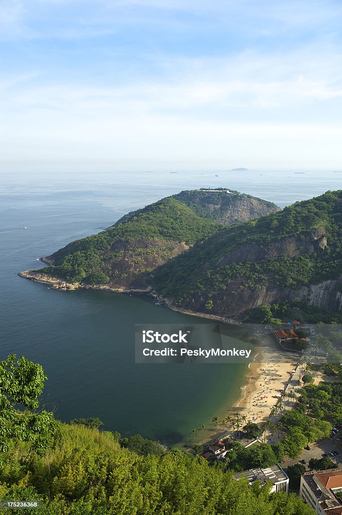 Рио-де-Жанейро Бразилия Пляж Вид с воздуха из Гора Сахарная голова - Стоковые фото Без людей роялти-фри