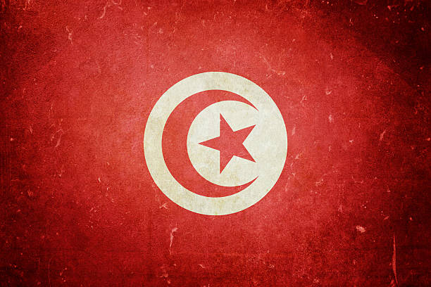 Flag of Tunisia. Textures added.