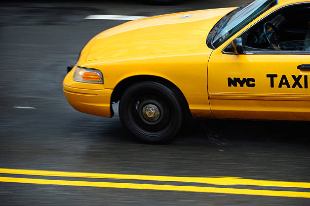 istock Panning blurred taxi picture, central NYC 175236940