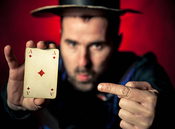 Card Magic Man 1,600+ Magician Holding Cards Stock Photos, Pictures & Royalty-Free ...