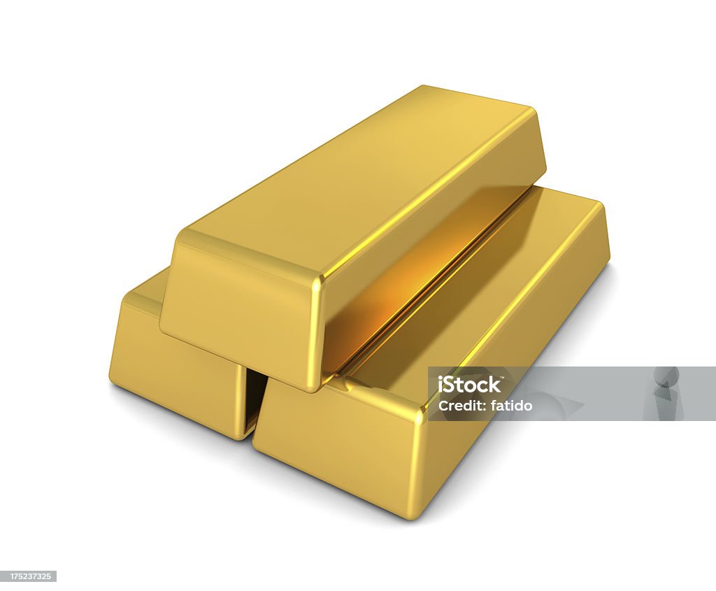 Pirâmide de ouro - Foto de stock de Barra de Ouro royalty-free