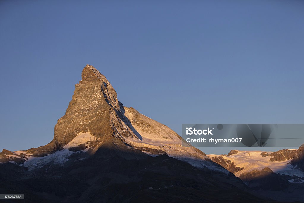 「Matterhorn 」では、朝の光 - スイスのロイヤリティフリーストックフォト