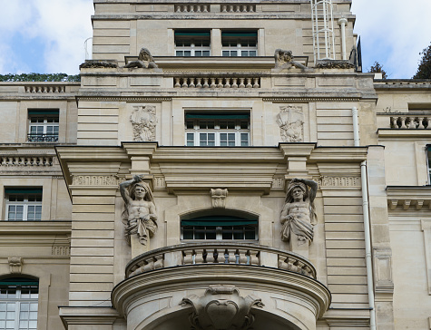 Main entrance of Shangri La Hotel in PARIS - 29 APRIL,2019