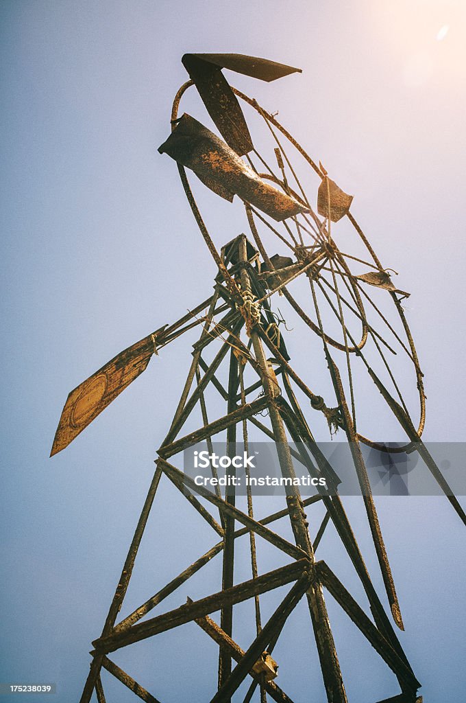 Destroyed vintage Windmühle in Peru - Lizenzfrei Alt Stock-Foto