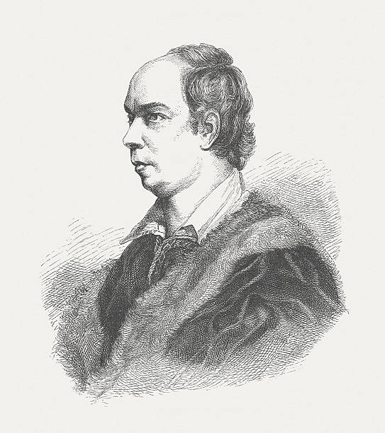 istock Oliver Goldsmith (1730-1774), Anglo-Irish novelist, wood engraving, published in 1882 175238042