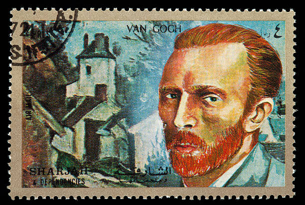 postage stamp Postage stamp Shiarjah & Dependencies 1972 Vincent Willem van Gogh (1853-1890) vincent van gogh painter stock pictures, royalty-free photos & images