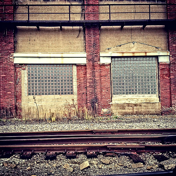 istock An image of a building located along the railroad tracks 175238902