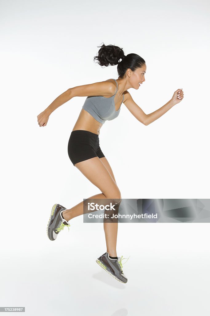 Jovem mulher Jogging - Royalty-free Correr Foto de stock