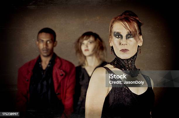 Macabre Mysterious Group Stock Photo - Download Image Now - Actress, Adult, Adults Only