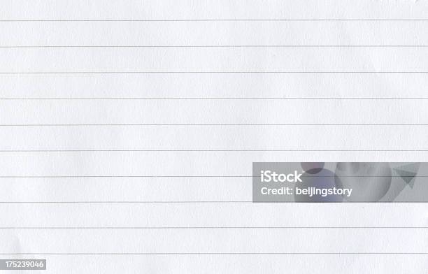 Notepad Seite Stockfoto und mehr Bilder von Aktenordner - Aktenordner, Brief - Dokument, Buchseite