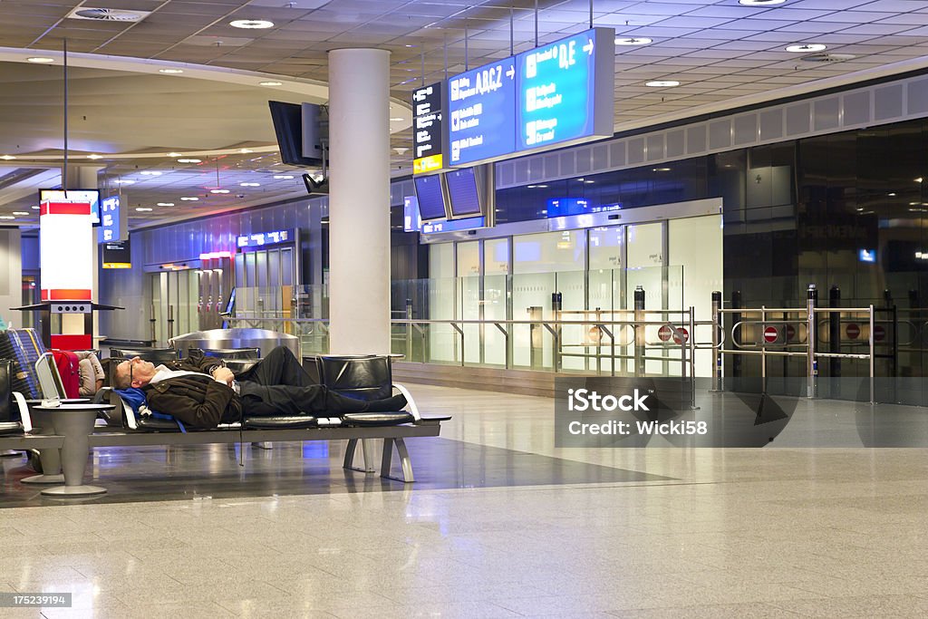 슬리핑 공항 - 로열티 프리 공항 스톡 사진