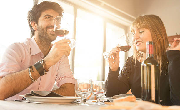 istock Man with her girlfriend at restaurant -  st.valentine 175239380