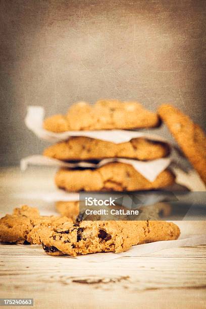 Rustykalny Pliki Cookie Z Kopii Przestrzeni - zdjęcia stockowe i więcej obrazów Ciasteczko - Ciasteczko, Podrapany, Bez ludzi