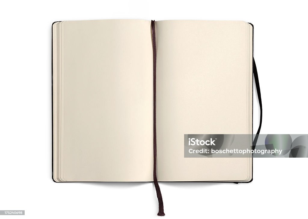 Pusty otwartą książkę z puste strony — Notes - Zbiór zdjęć royalty-free (Notes)