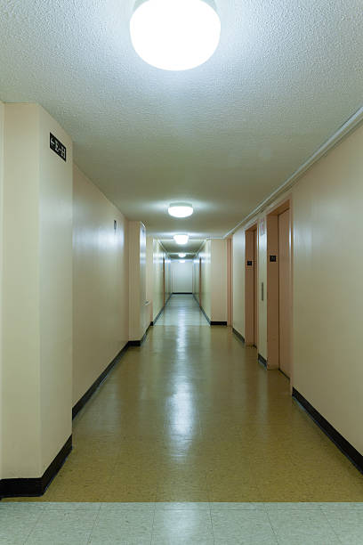 istock long corridor in the social building 175241187