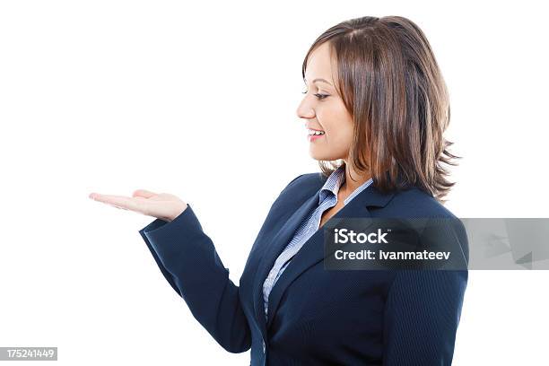 Businesswoman Pointing Stock Photo - Download Image Now - Adult, Adults Only, Beautiful People