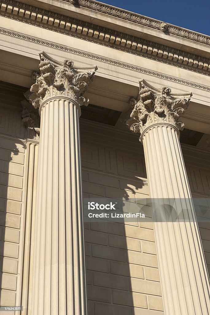 Colunas coríntias pedido - Foto de stock de Arquitetura royalty-free