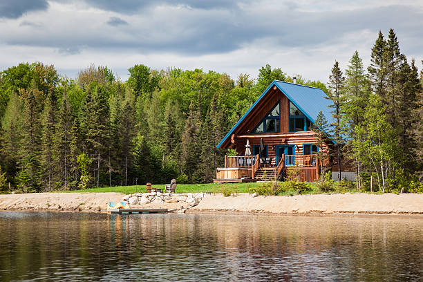 istock Wooden Cottage, Log Home, Log Cabin 175241876