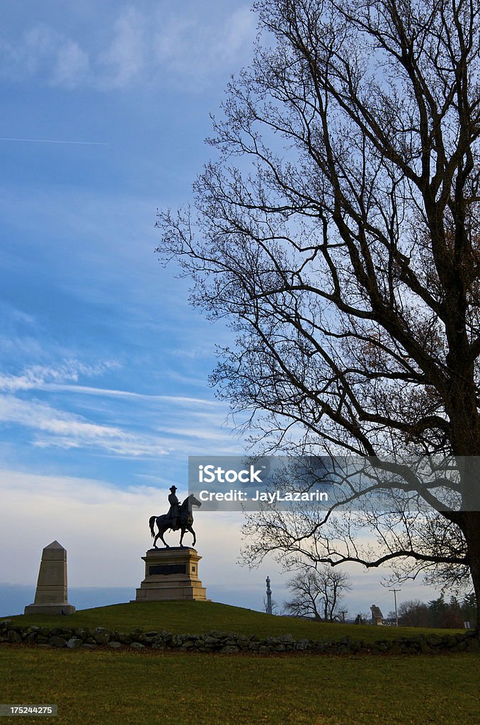 Friedhof Hill, Gettysburg American Civil War Battlefield, Pennsylvania, USA - Lizenzfrei Gettysburg Stock-Foto