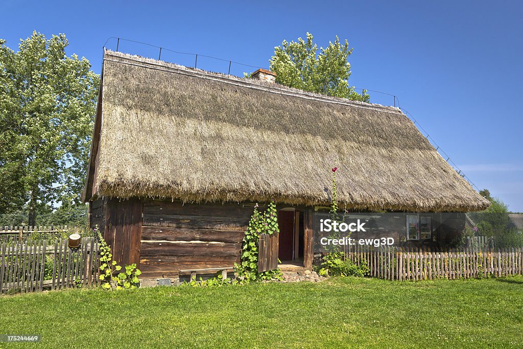 Antigua granja pequeña, voivodato de gran polonia, Polonia - Foto de stock de Agricultura libre de derechos
