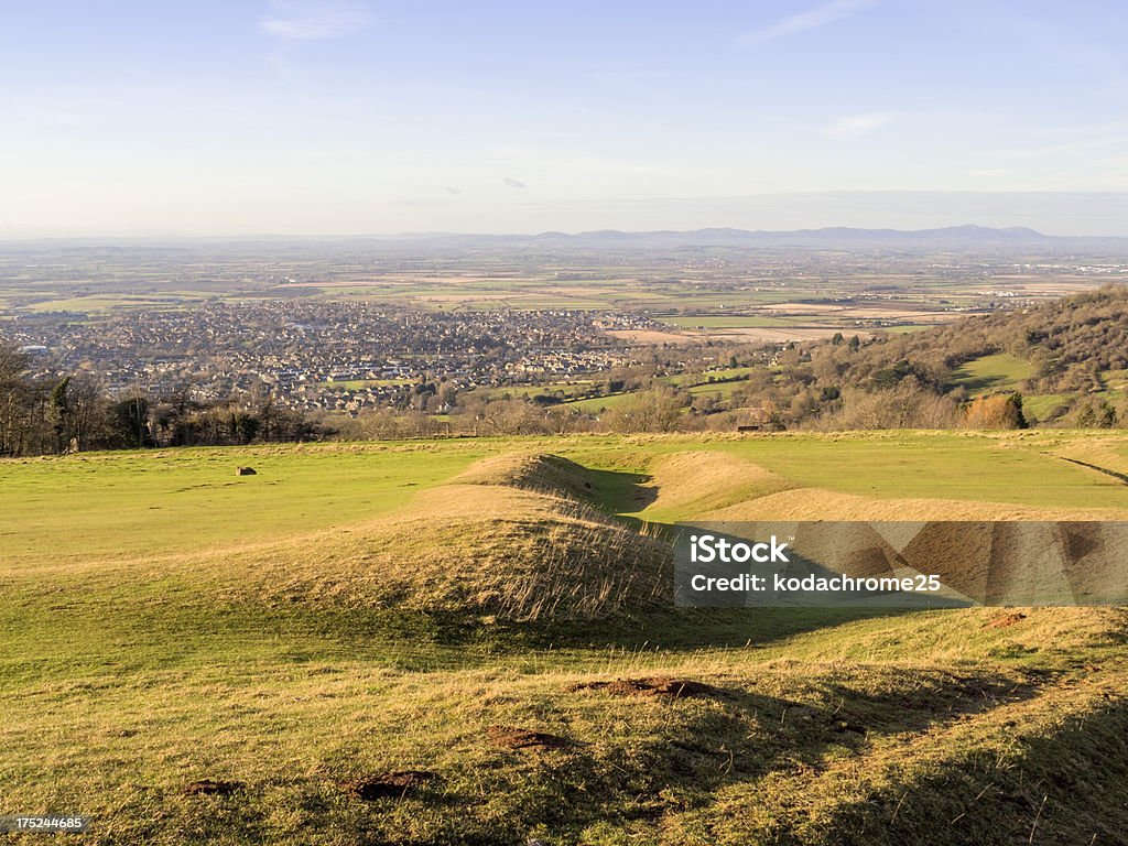 Cleeve Hügel - Lizenzfrei Anhöhe Stock-Foto