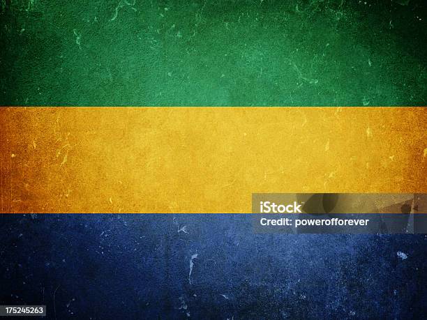 Flagge Von Gabun Stockfoto und mehr Bilder von Afrikanische Flagge - Afrikanische Flagge, Designelement, Einzelner Gegenstand