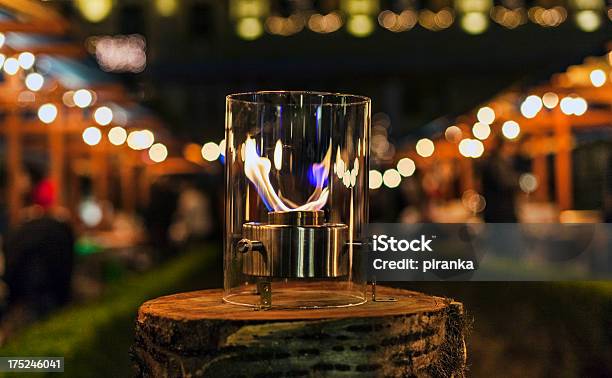 Burning Oil Lamp Stock Photo - Download Image Now - Christmas, Oil Lamp, Celebration