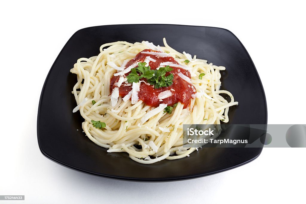 Esparguete e Molho de Tomate - Royalty-free Comida Foto de stock