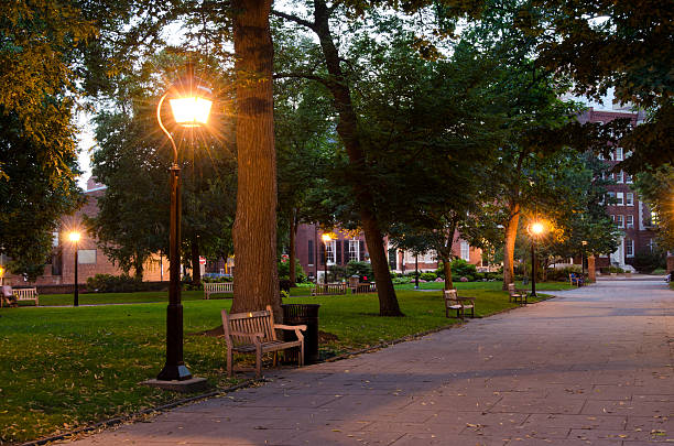 istock Washington Square in Philadelphia, PA at night 175246471
