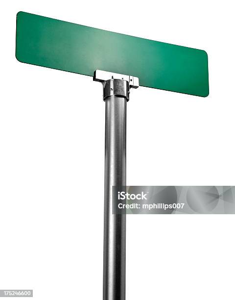 Street Sign Stock Photo - Download Image Now - Pole, Blank, Empty