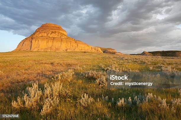 Grande Vale Enlameado Saskatchewan - Fotografias de stock e mais imagens de Castle Butte - Castle Butte, Saskatchewan, América do Norte