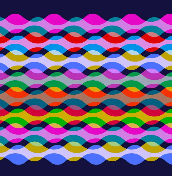Vector illustration of Retro Styled Pattern