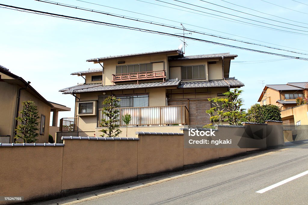 View from outside of a house in Kyoto House In Kyoto House Stock Photo