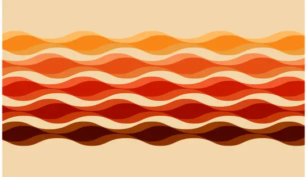 Vector illustration of Retro Styled Pattern