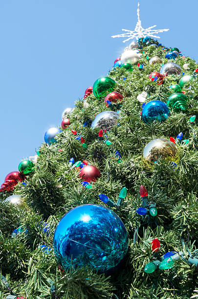 istock The ornaments glisten in the sun on the Christmas tree. 175247455