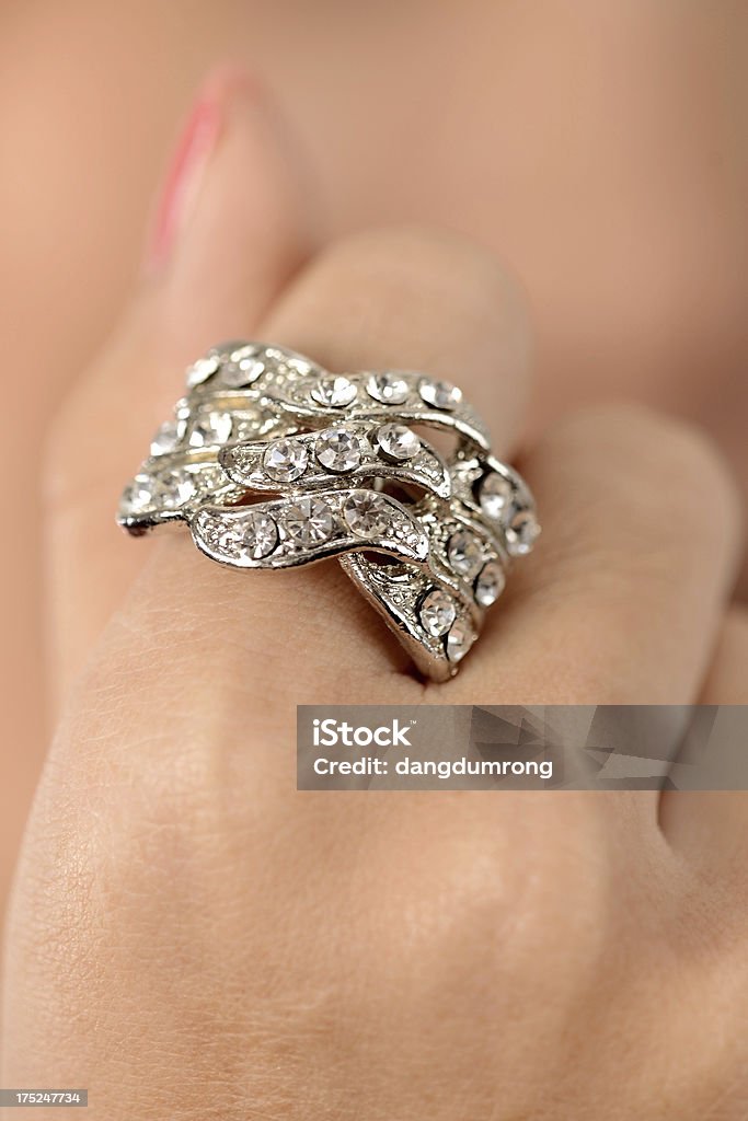 Anel de Diamante - Royalty-free Joias Foto de stock