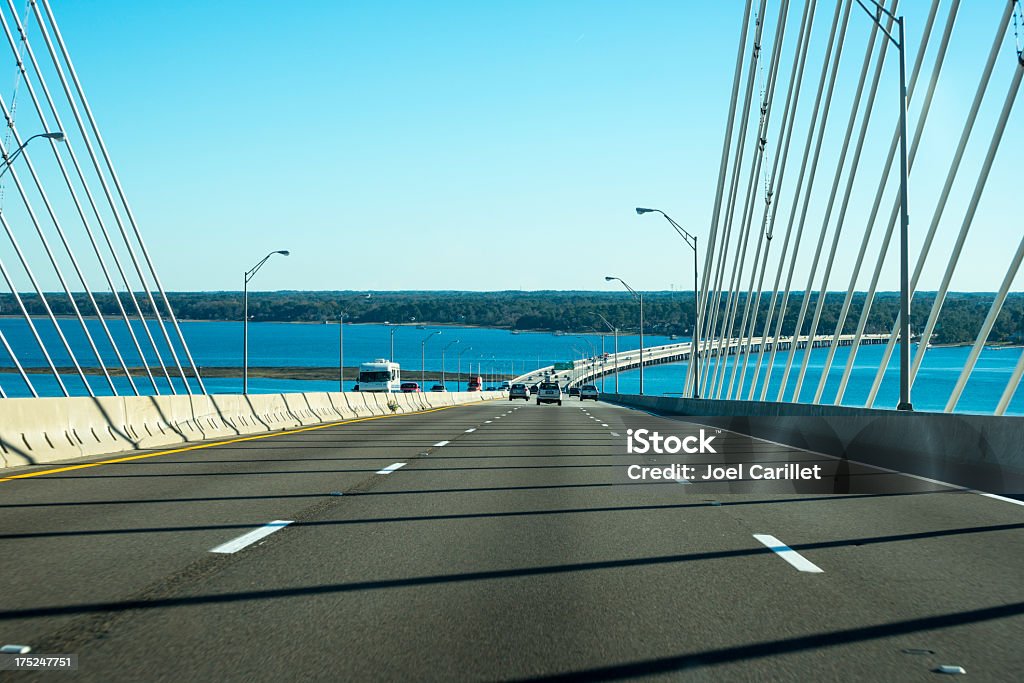 Ponte Dames Point em Jacksonville, Flórida - Royalty-free Florida - EUA Foto de stock