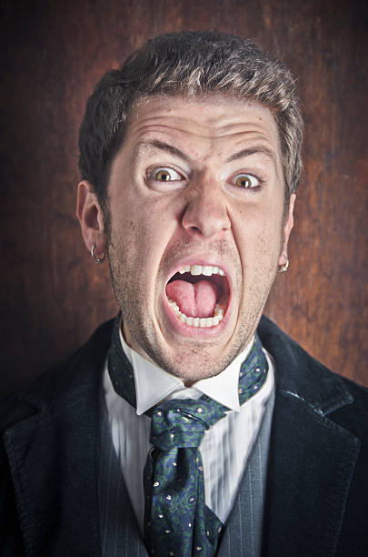 istock Portrait of a Young Man Screaming 175247792